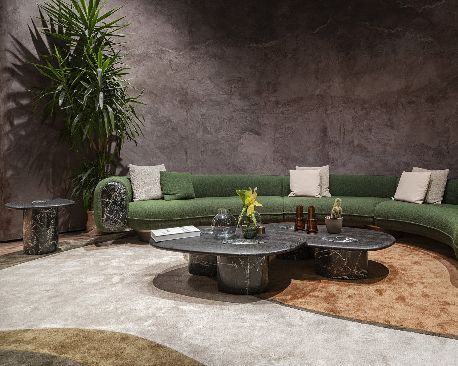 Rita Oak Marble Stub Coffee Table