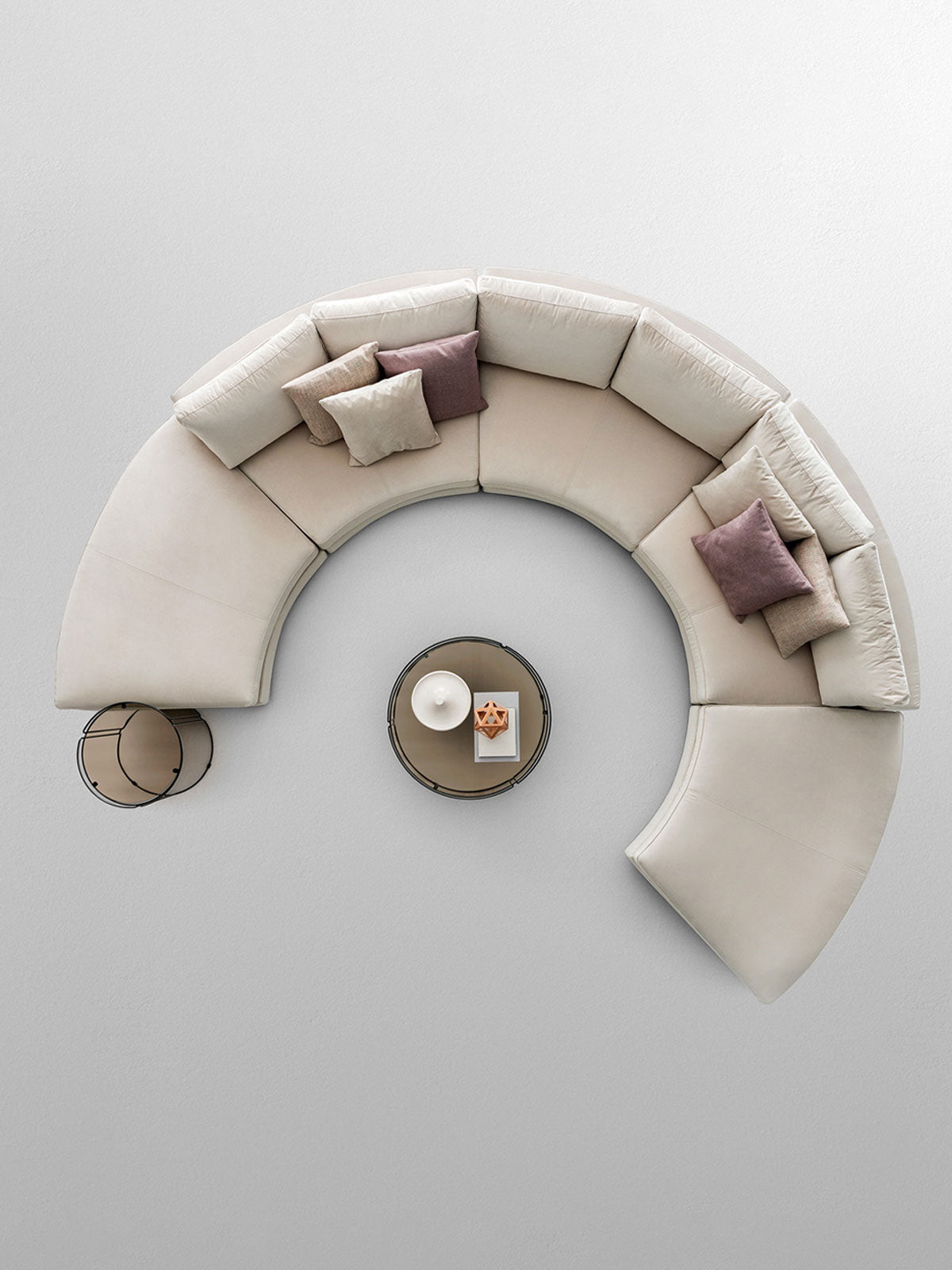 Loman Cuved Sectional Sofa