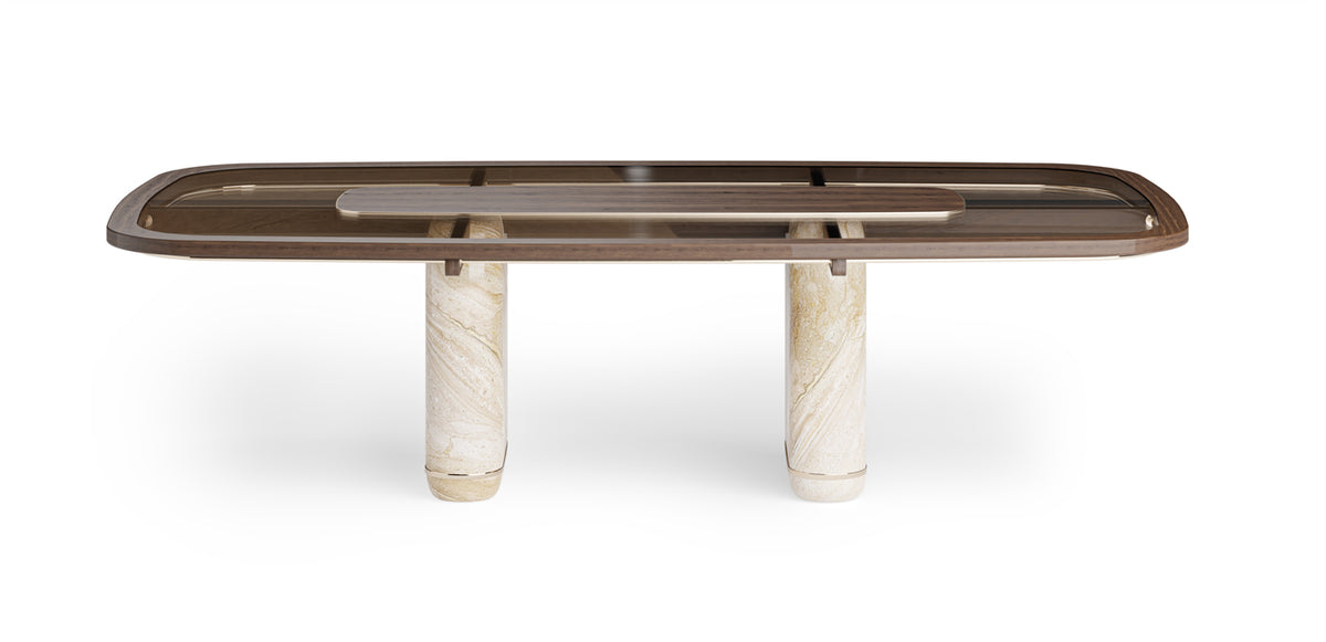 DuPont Marble Plinth Dining Table – Jeffsfurniture
