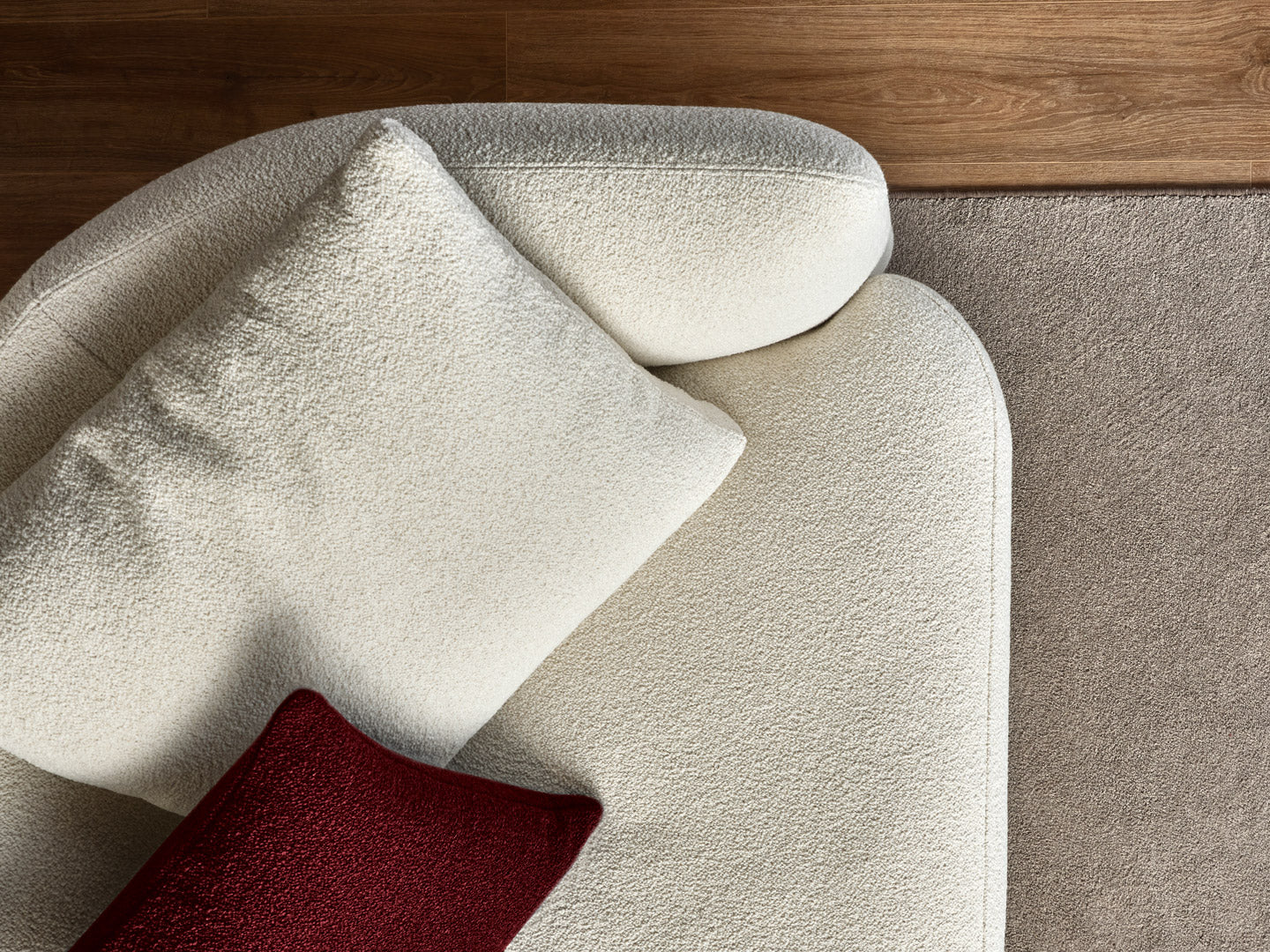 GABRIELLE Corner modular fabric sofa