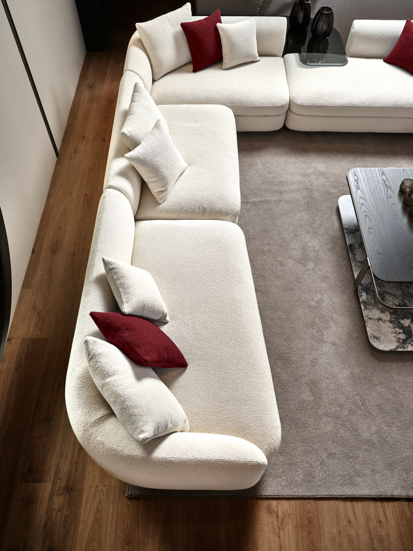 GABRIELLE Corner modular fabric sofa