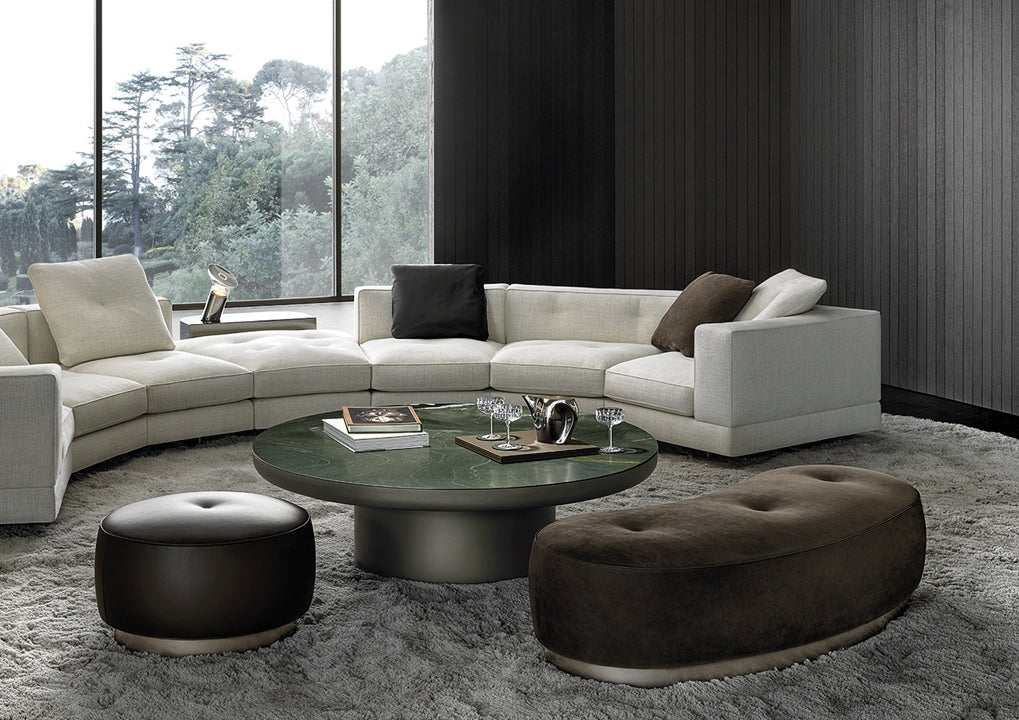 BRADY Round marble coffee table