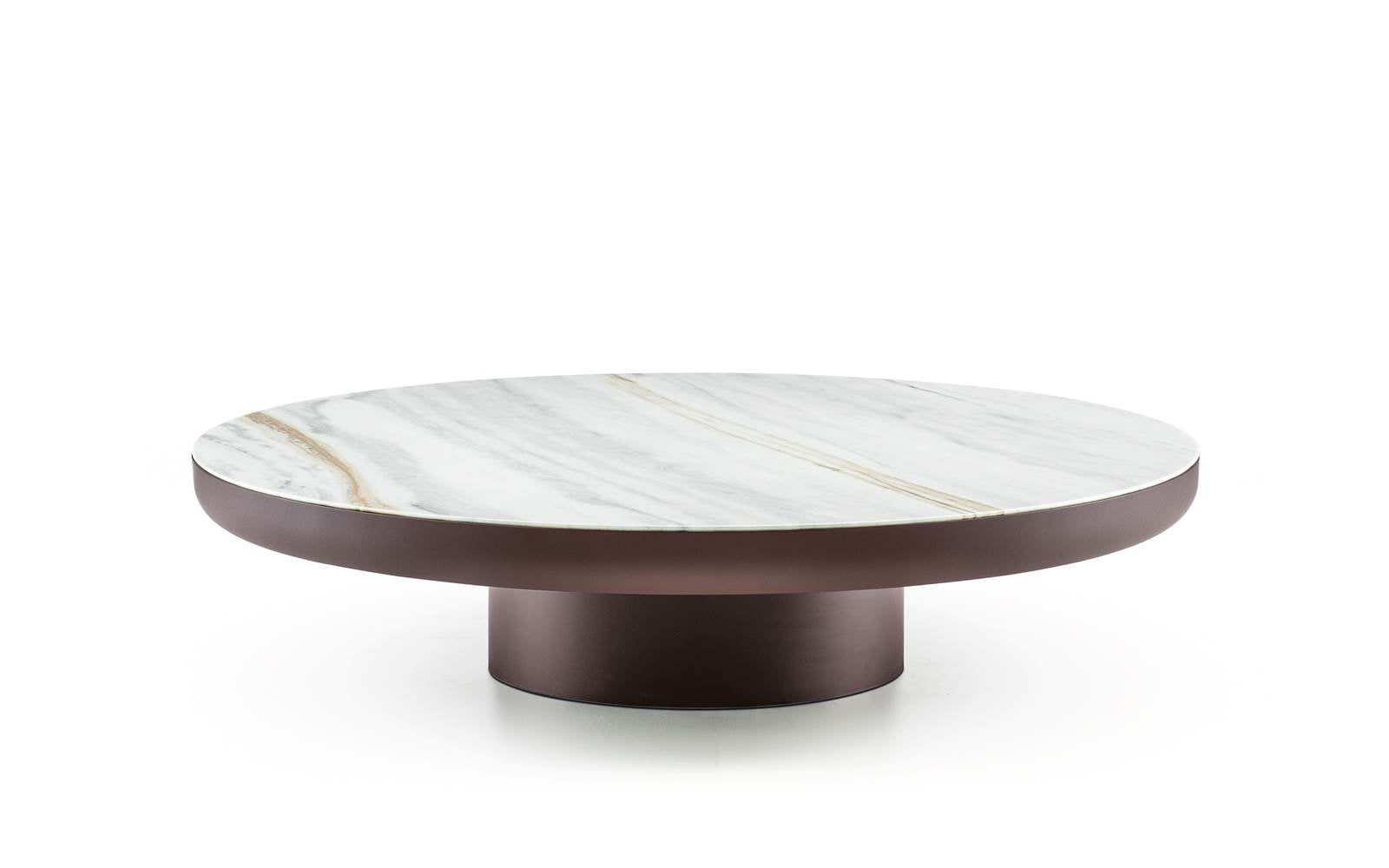 BRADY Round marble coffee table