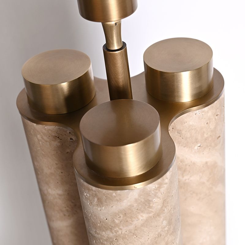 ROSALIA TABLE LAMP - TRAVERTINE