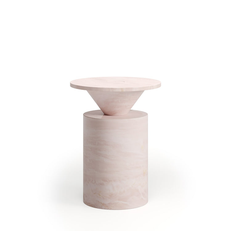 Totem Rosa Egeo Side Table