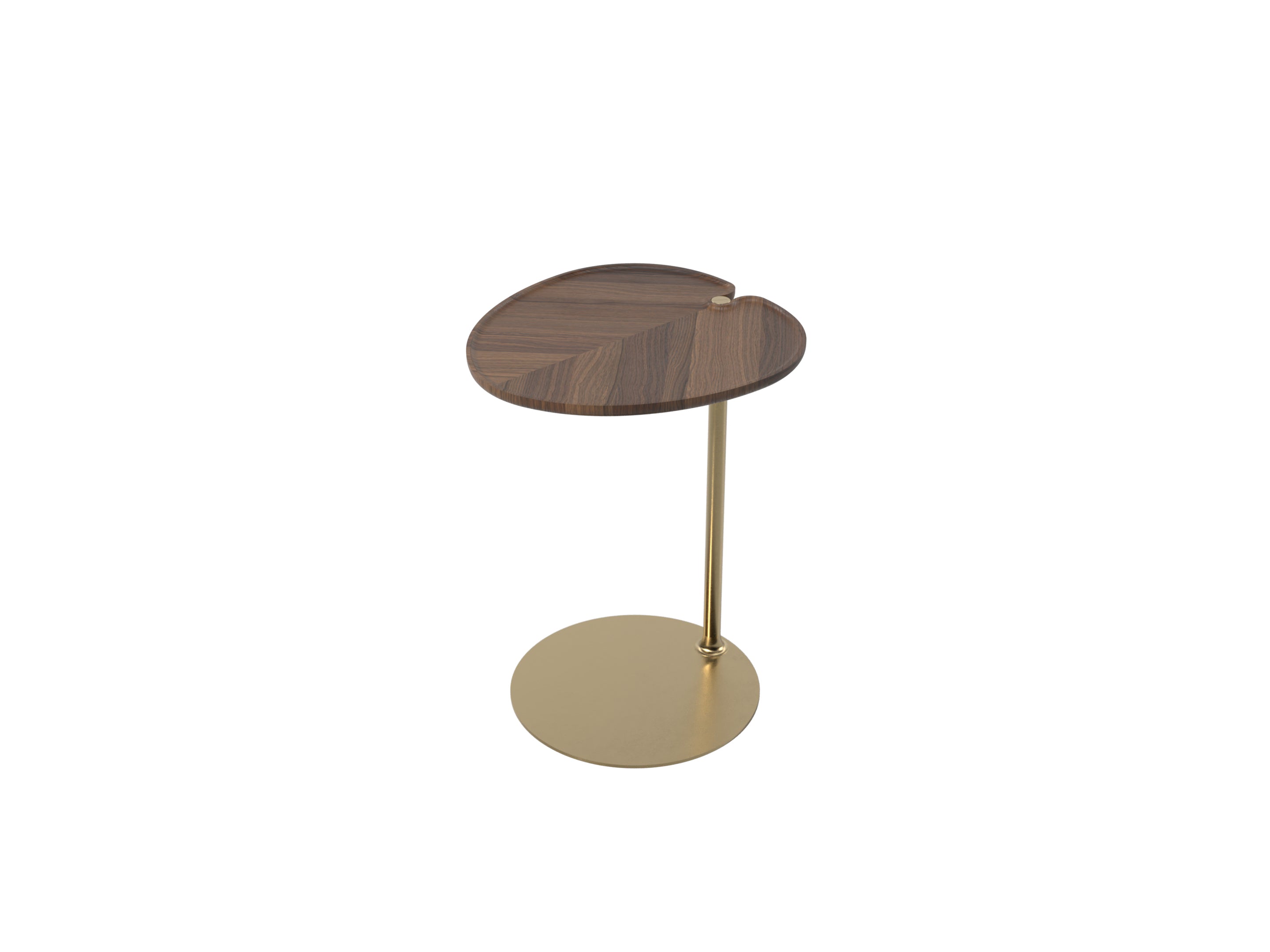 LEAF-1 Round wooden coffee table