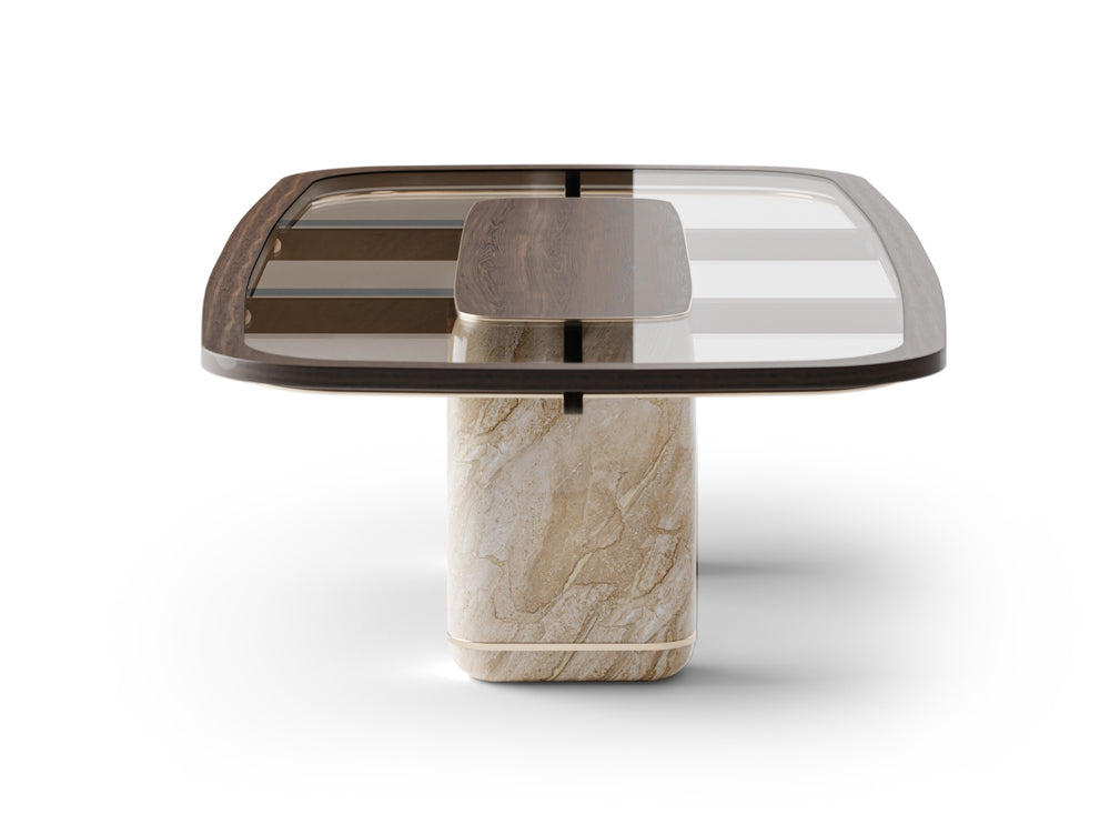 DuPont Marble Plinth Dining Table – Jeffsfurniture