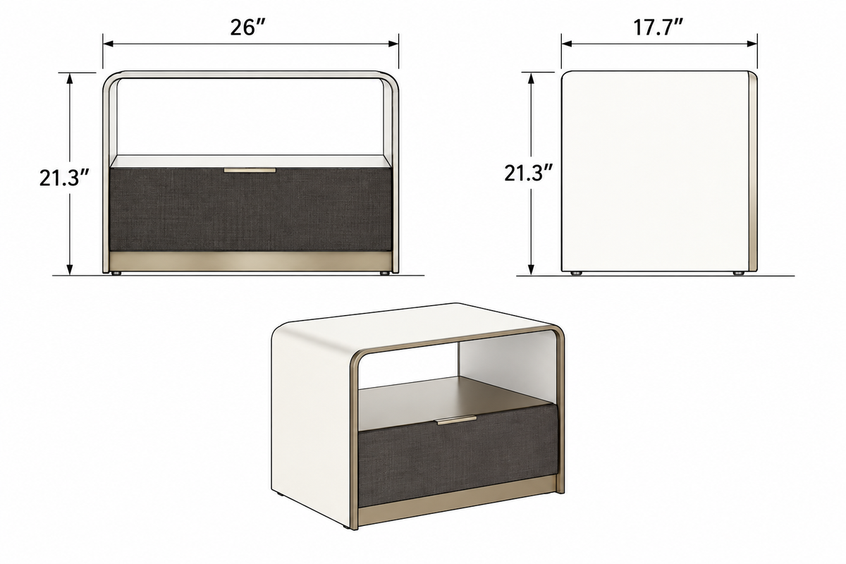 The Premiere Grace Nightstand