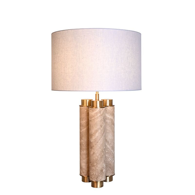 ROSALIA TABLE LAMP - TRAVERTINE