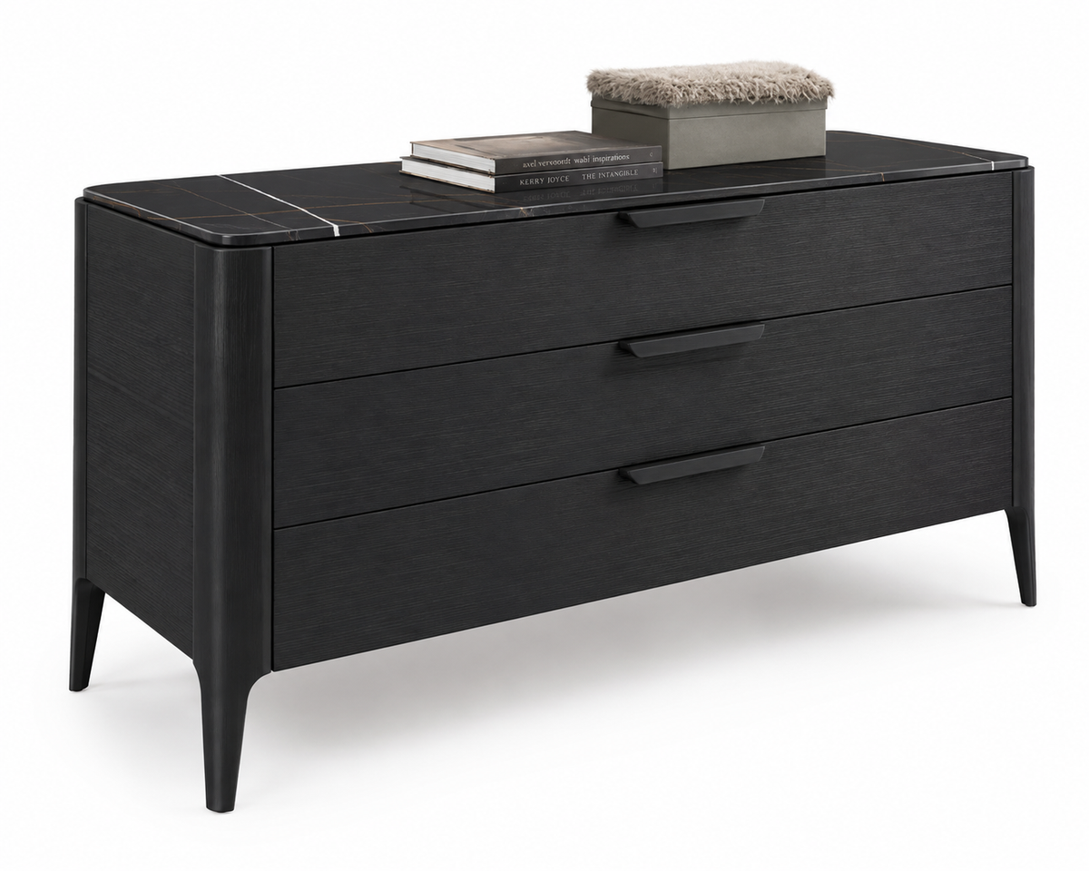 Ziggy Marble Chest Drawer Dresser Table