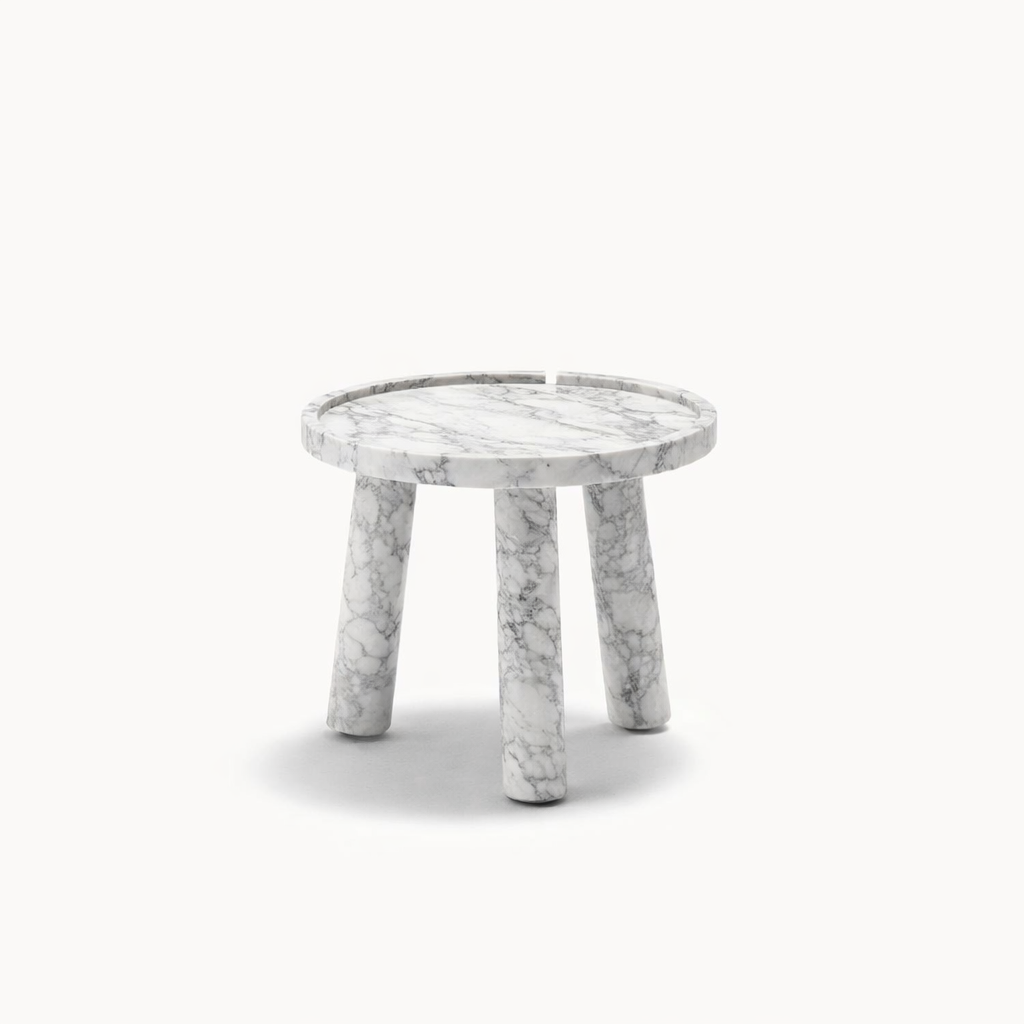 Bloom Stone Round Medium Side Table