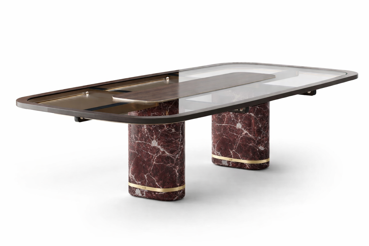 DuPont Marble Plinth Dining Table – Jeffsfurniture