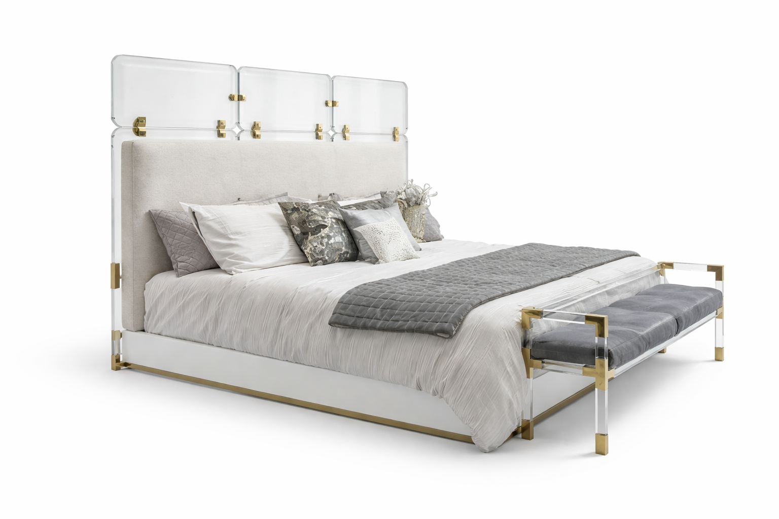 Oscarine Lucite Tiffany Bed