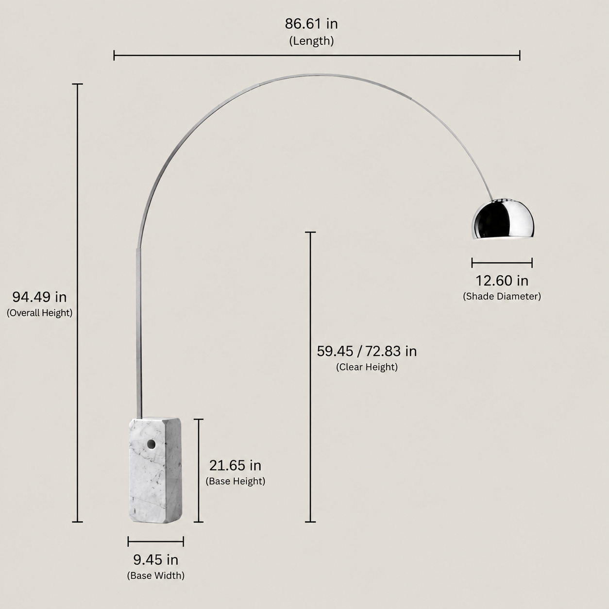 Arco lamp