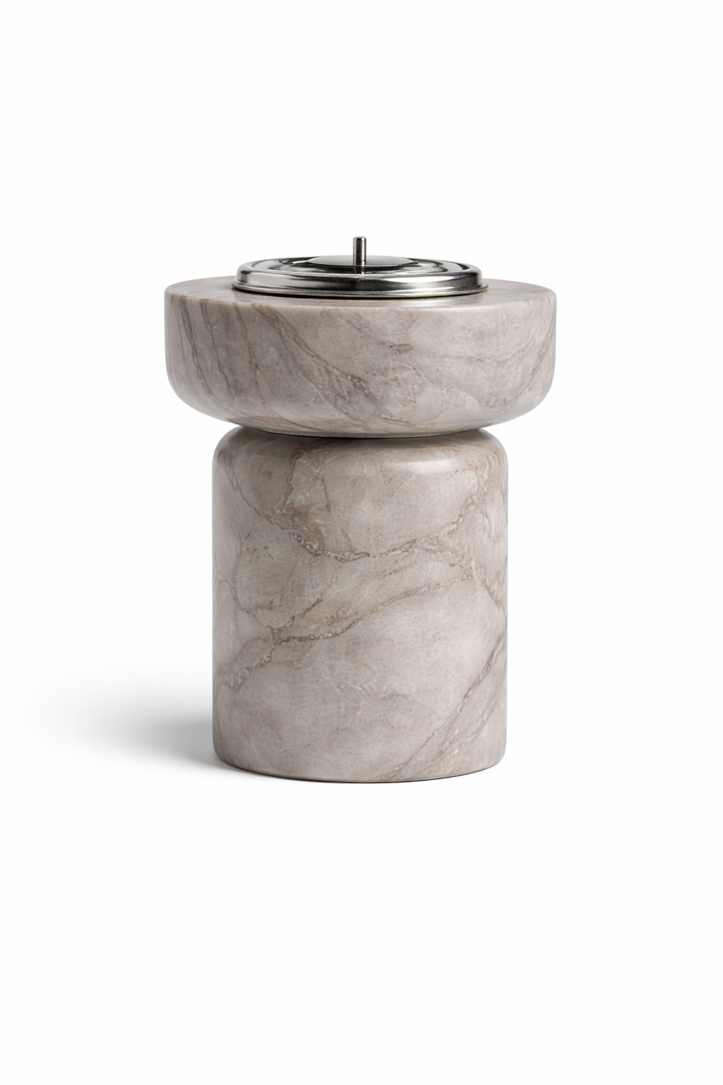Opus Marble Candle Pedestal
