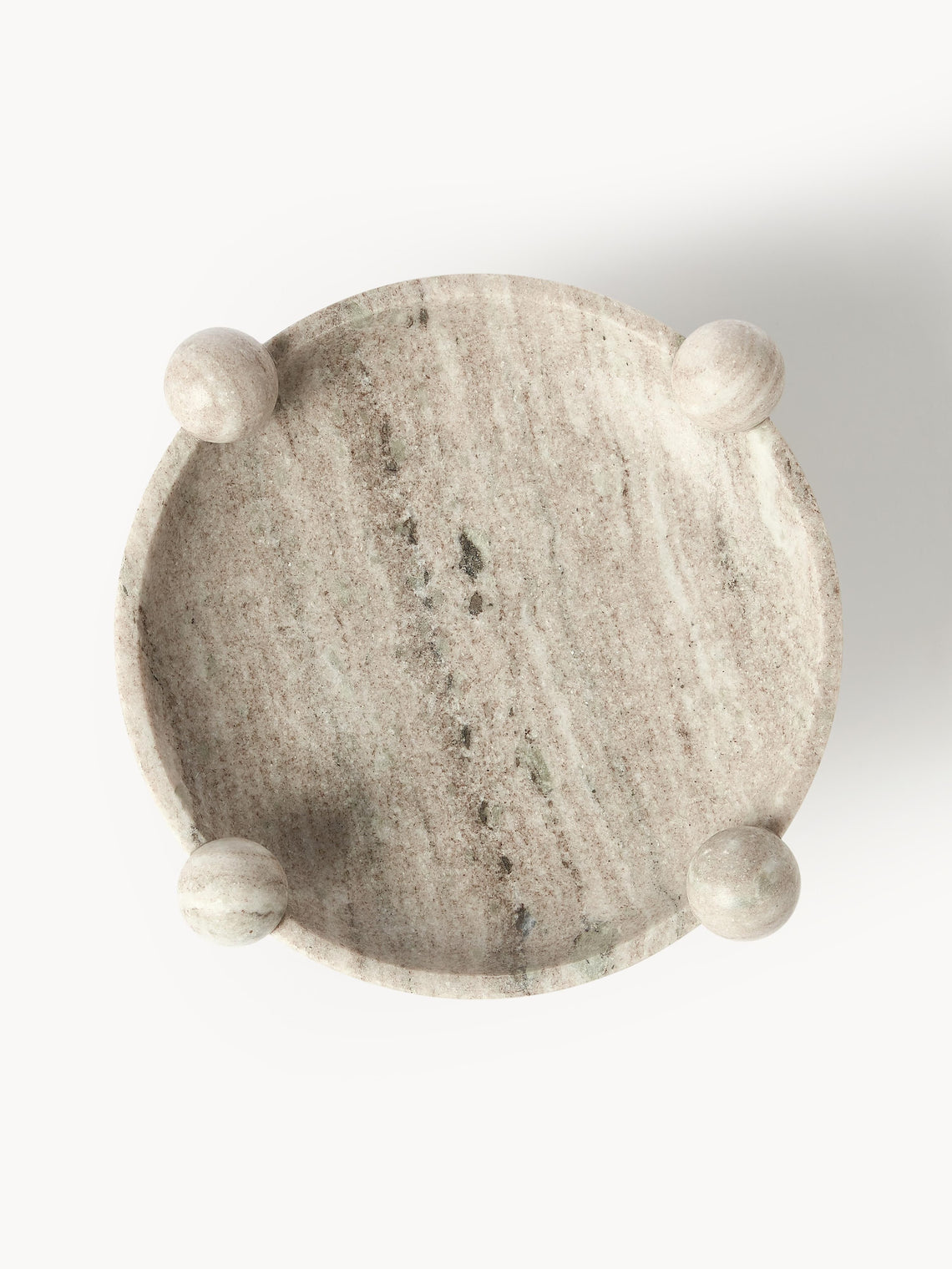 Bonnie Travertine Marble Decor Bowl