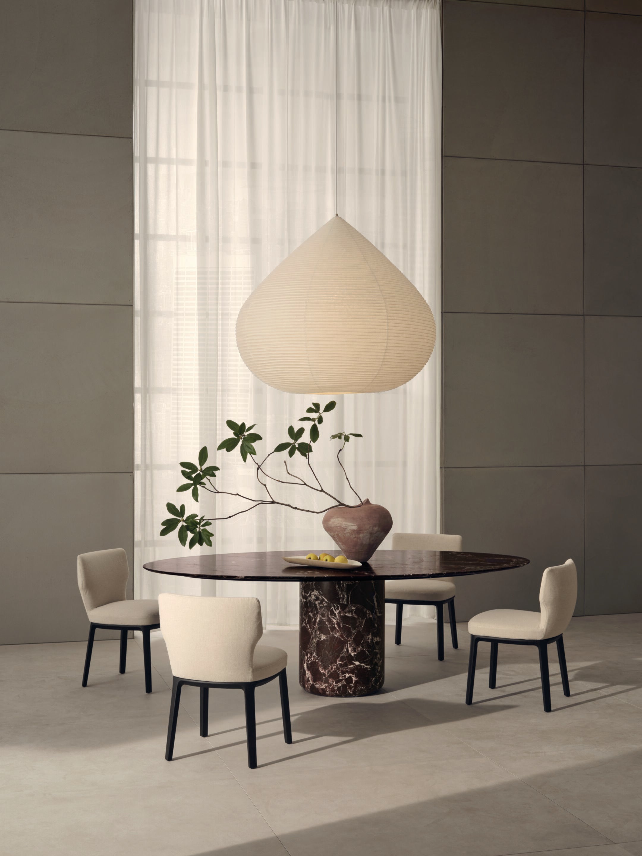 Auro Oval marble table