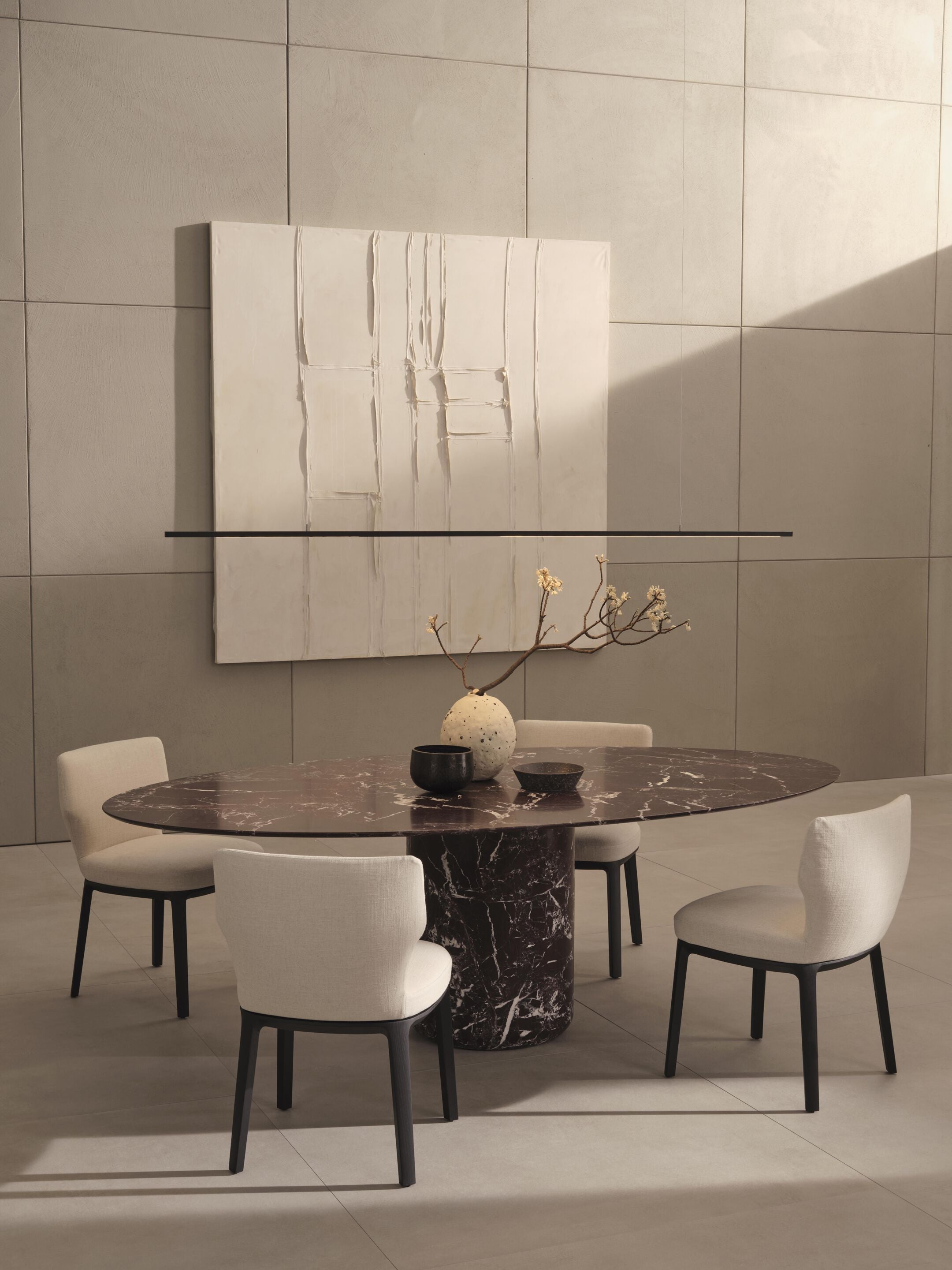 Auro Oval marble table