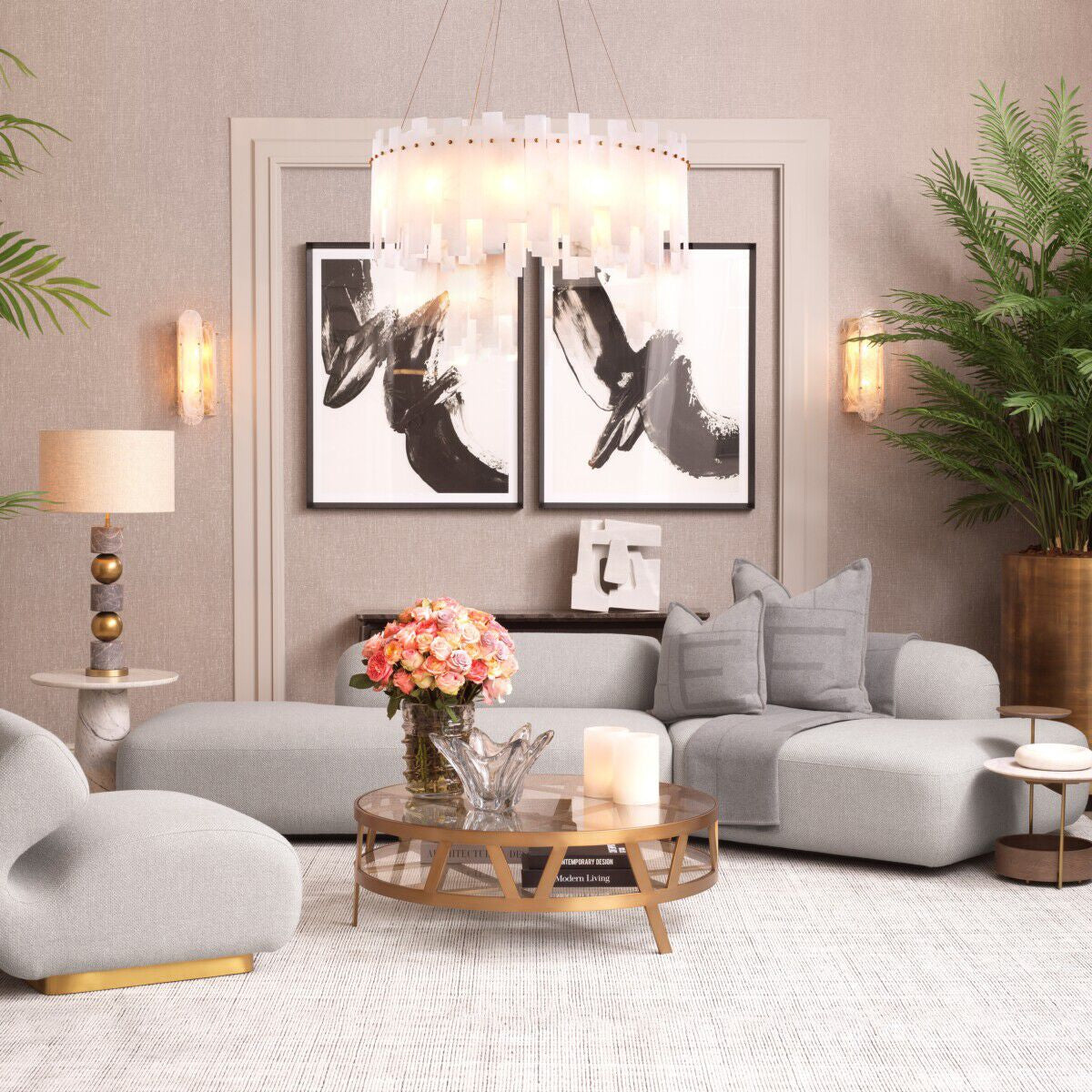 FAYE Round side table