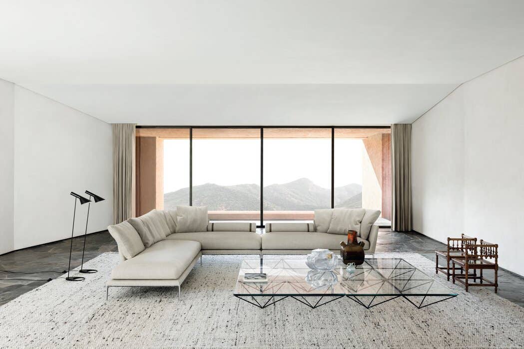 ATOLL SOFT Corner fabric sofa