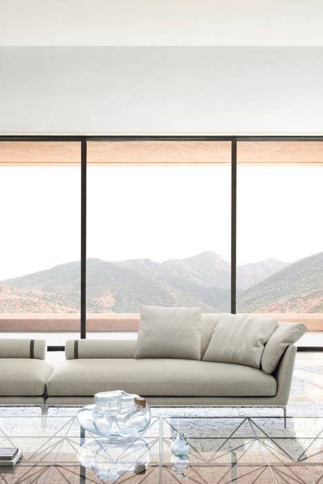 ATOLL SOFT Corner fabric sofa