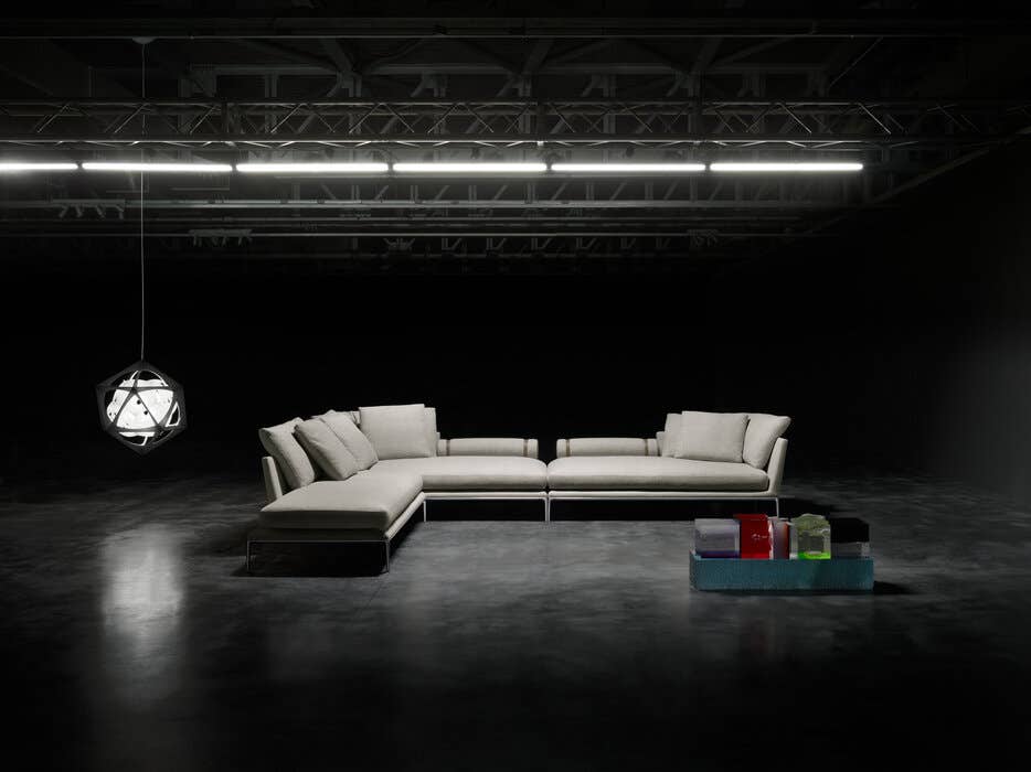 ATOLL SOFT Corner fabric sofa