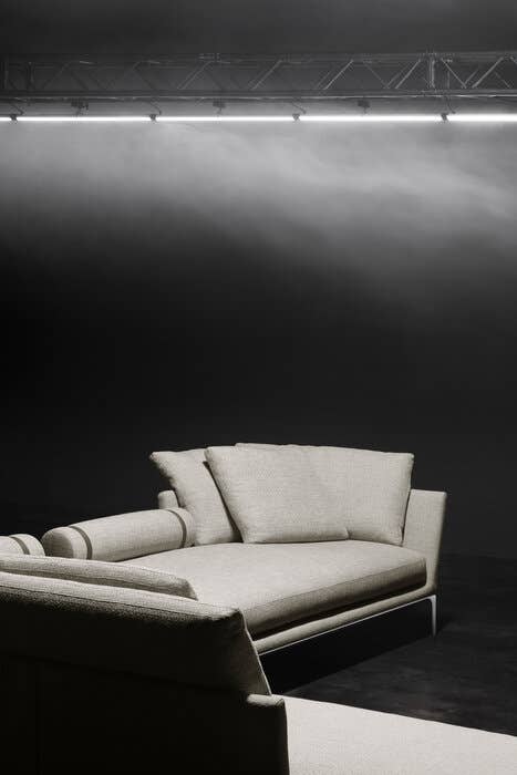 ATOLL SOFT Corner fabric sofa