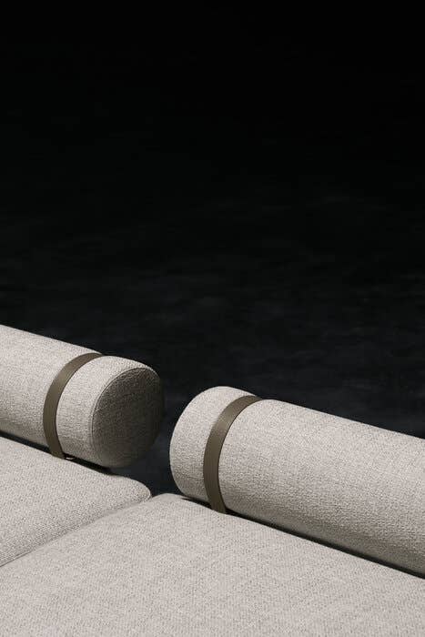 ATOLL SOFT Corner fabric sofa