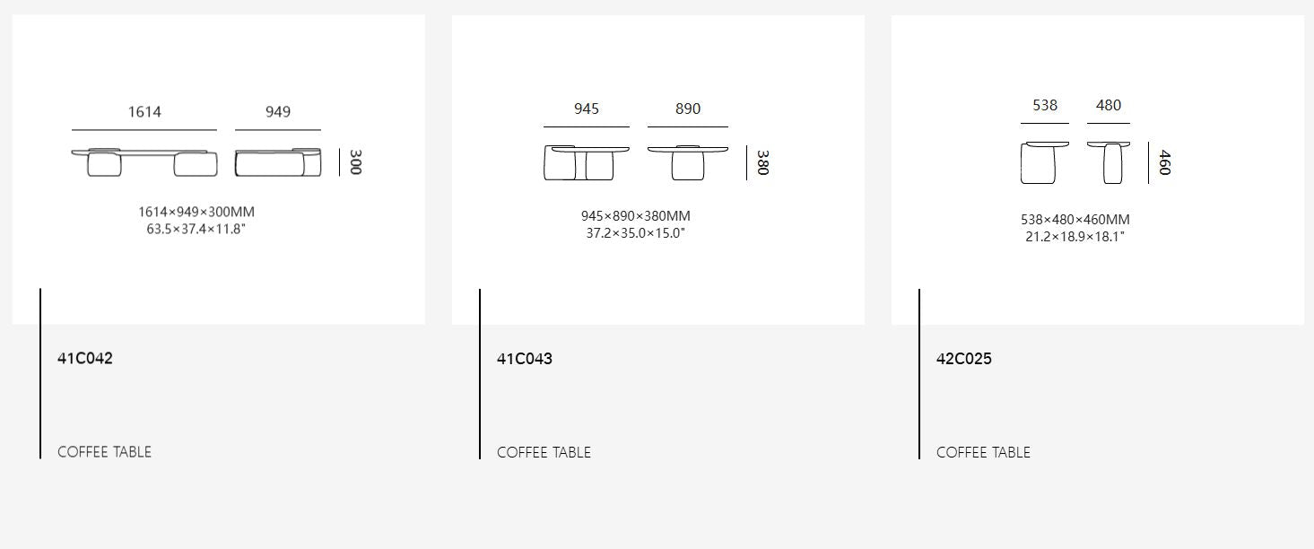 JIN Coffee table set