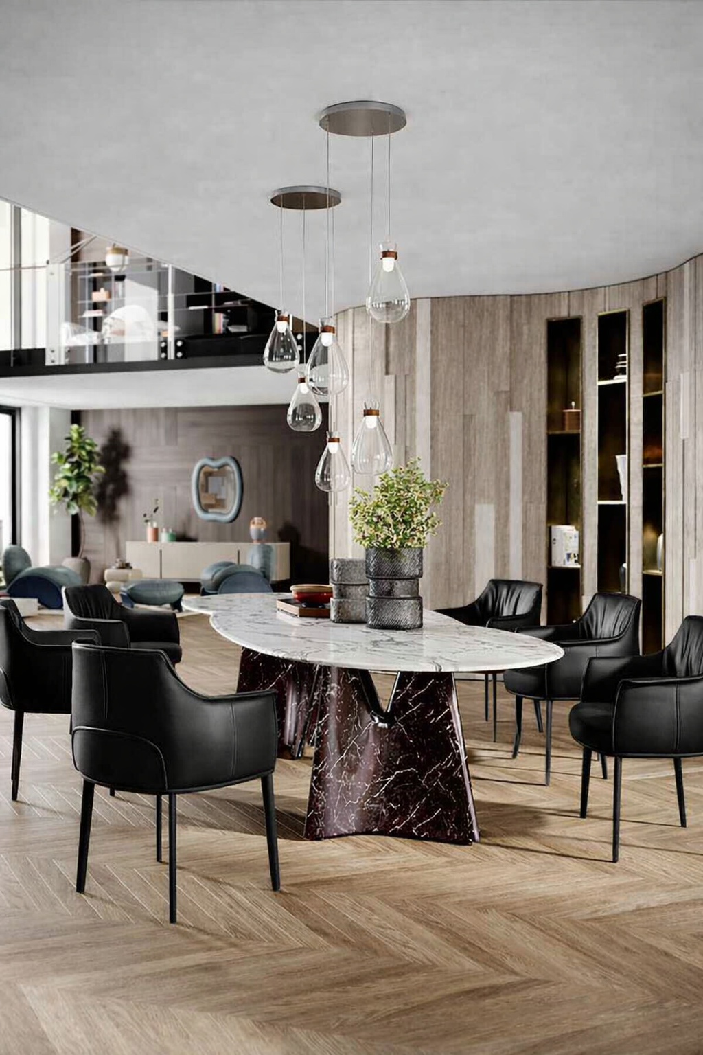 Infinitamente marble dining table