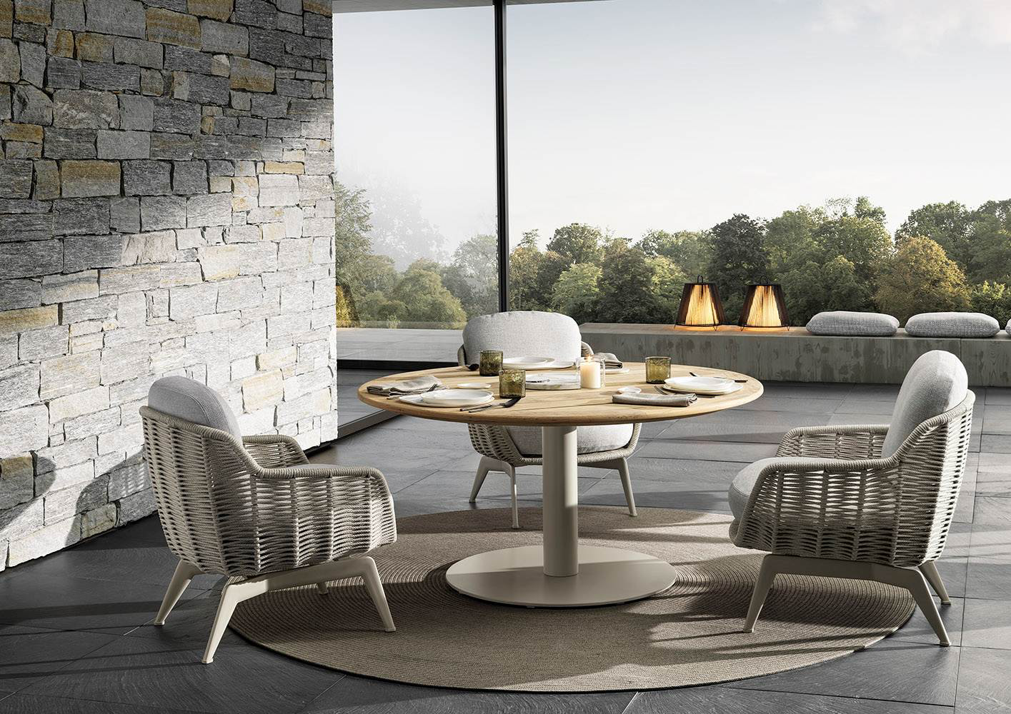BELLAGIO teak Outdoor Dining Table