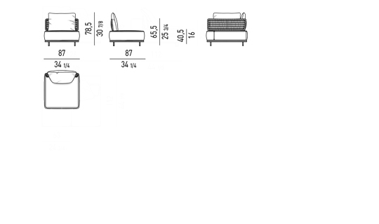 Minotti Quadrado Outdoor Sectional Sofa