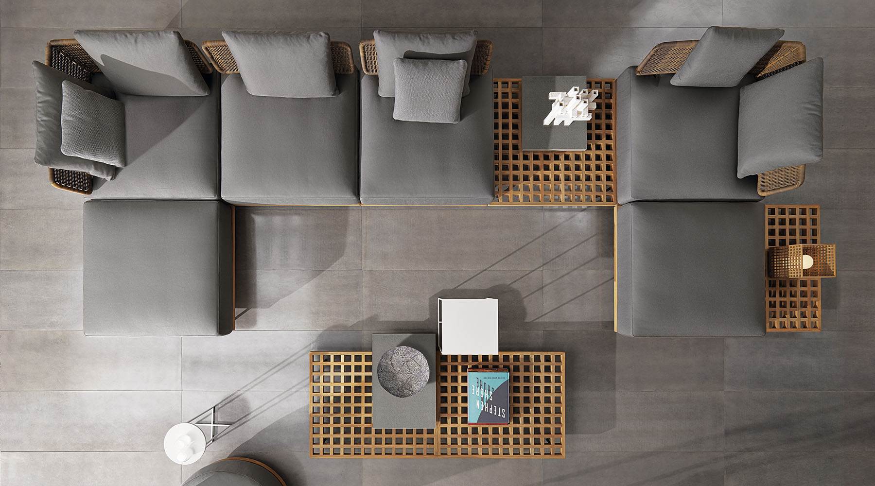 Minotti Quadrado Outdoor Sectional Sofa