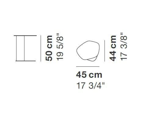 KEISHO Steel and wood side table