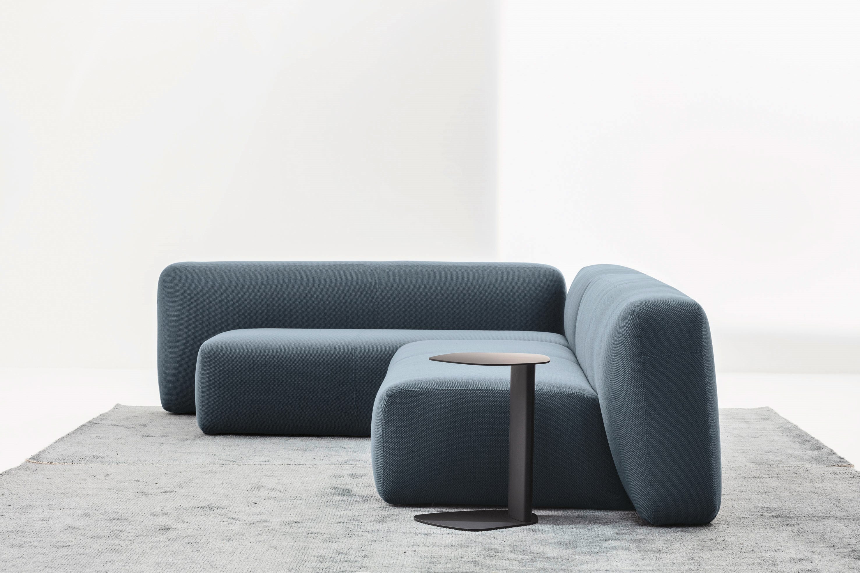 KEISHO Steel and wood side table