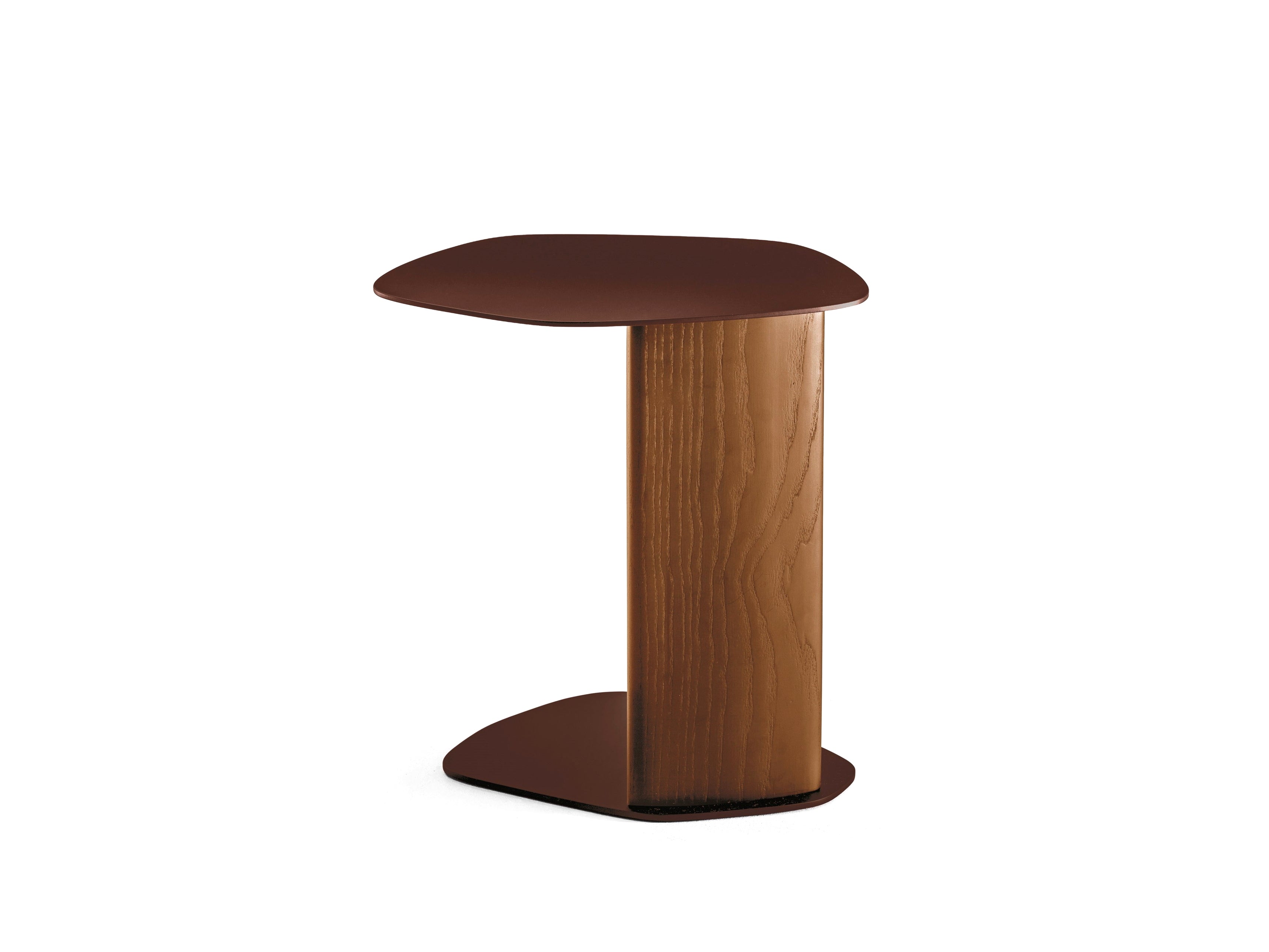 KEISHO Steel and wood side table