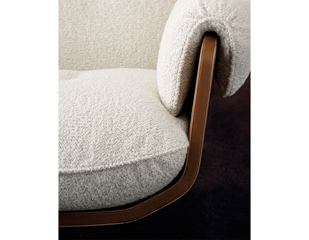 Laurel Swivel Lounge Armchair And Ottoman