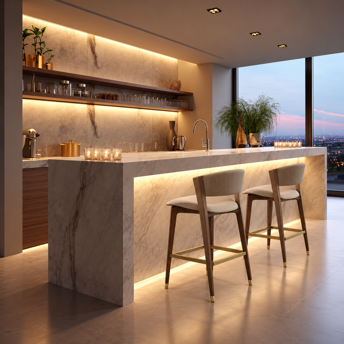 Lisbona Bar Stool Chair