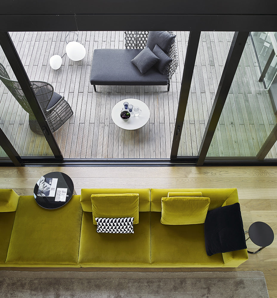 Michel Club Corner fabric sofa