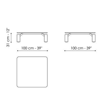 MAGIC Low coffee table