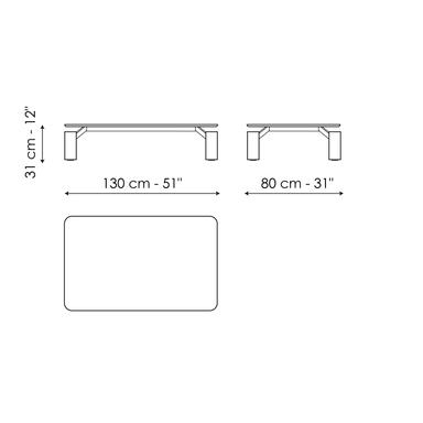 MAGIC Low coffee table