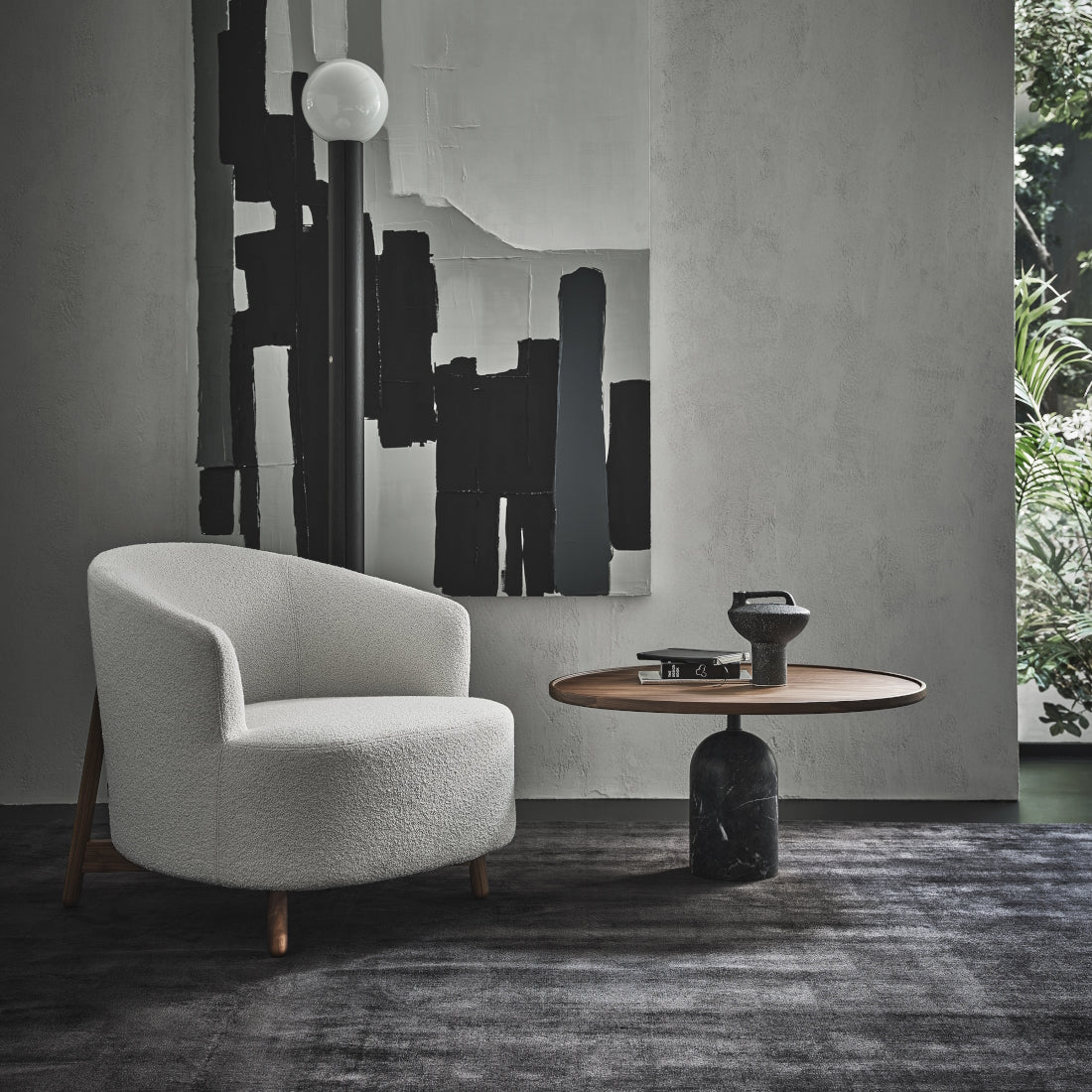 Ekero Marble Plinth Coffee Table