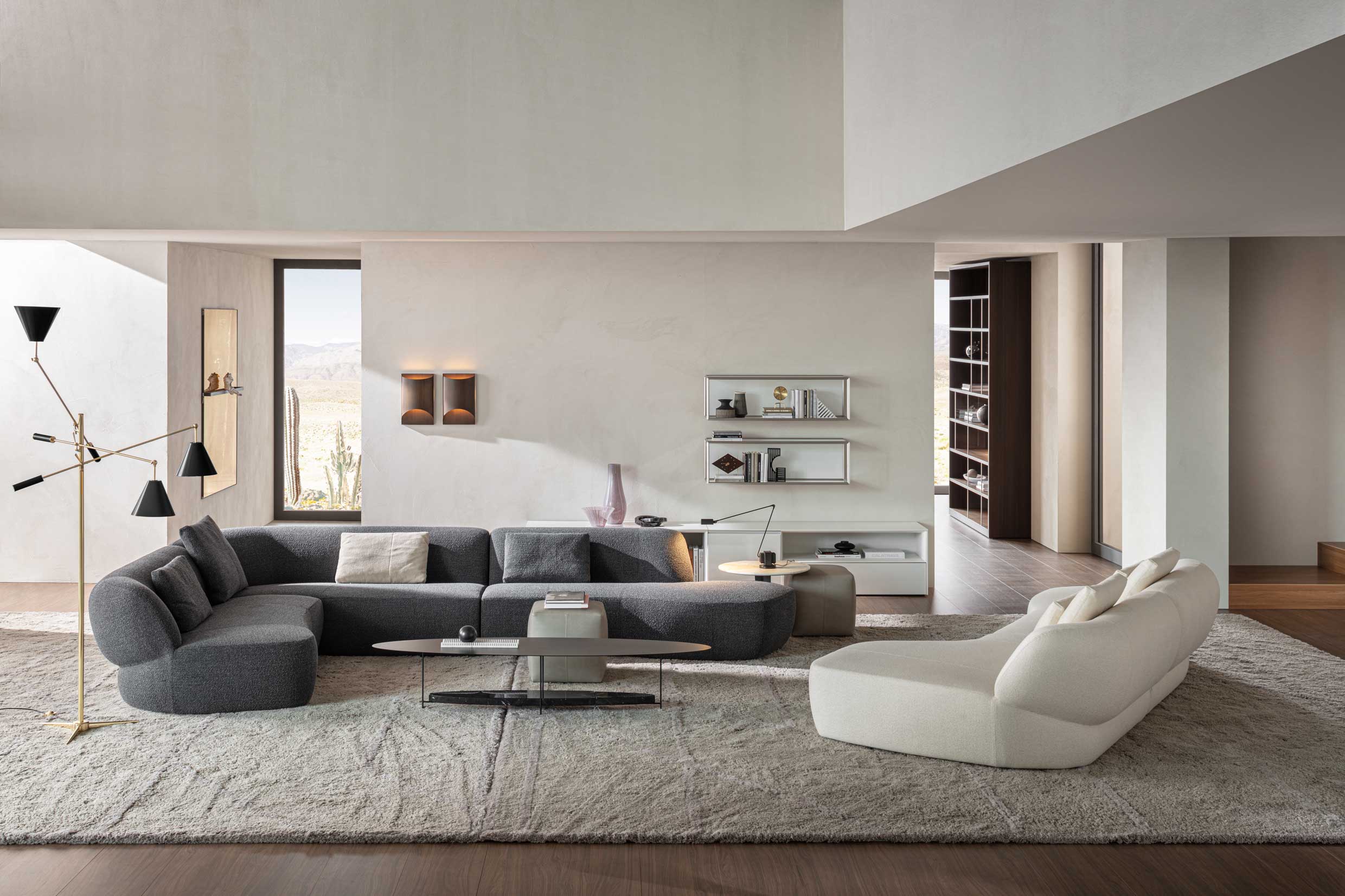 Surf Corner fabric sofa