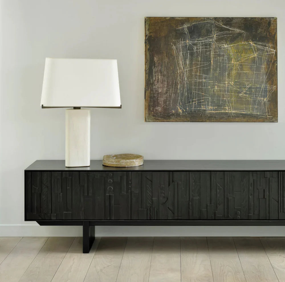 Teak Mosaic TV Cupboard