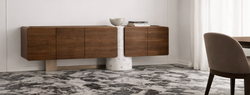 Titano Marble Plinth Sideboard