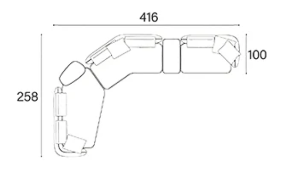 Saint sectional sofa