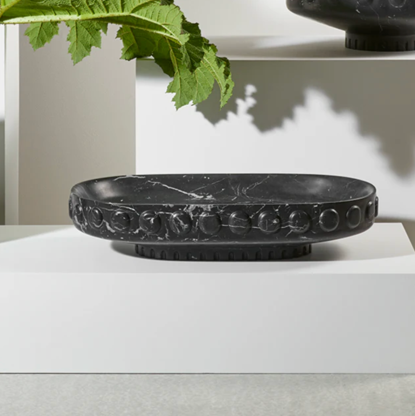 Aurelia Eclipse Marble Platter Tray