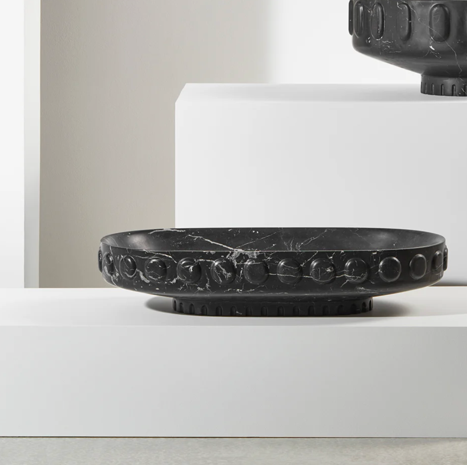 Aurelia Eclipse Marble Platter Tray