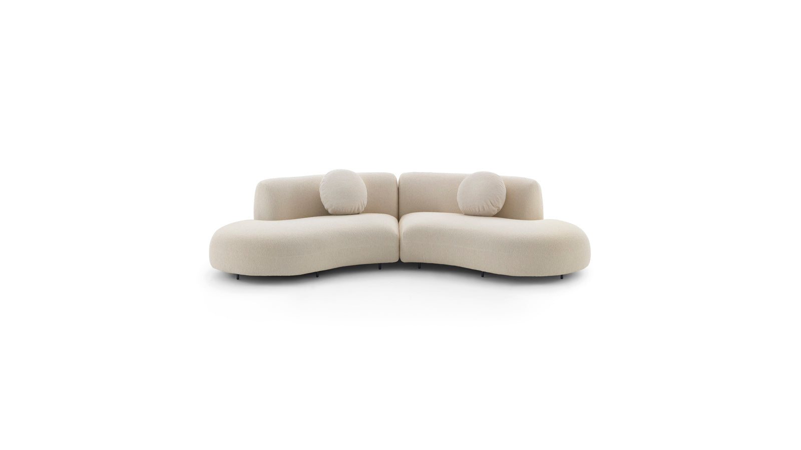 Tokio Modular curved fabric sofa
