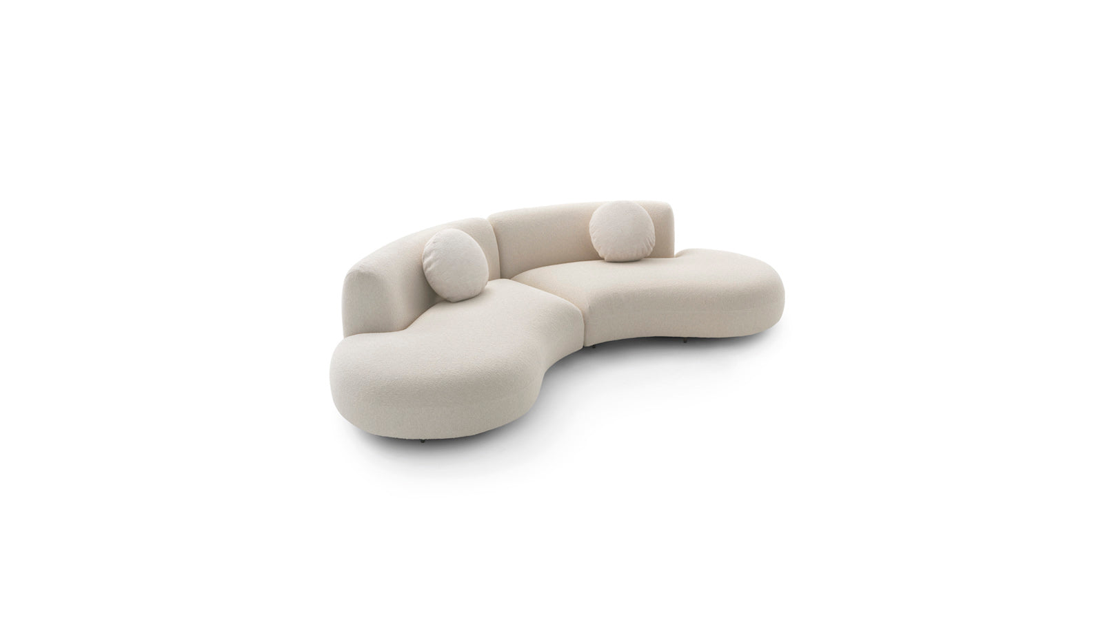 Tokio Modular curved fabric sofa
